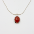 Bean Anheng Sølv/Karneol fra Vido Jewels