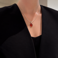 Bean Anheng Sølv/Karneol fra Vido Jewels