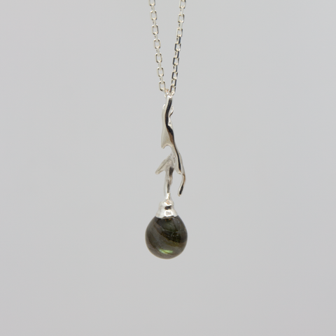 Branch Anheng Sølv/Labradorite fra Vido Jewels