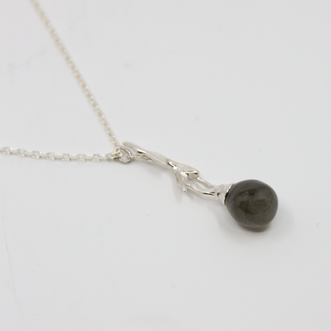 Branch Anheng Sølv/Labradorite fra Vido Jewels
