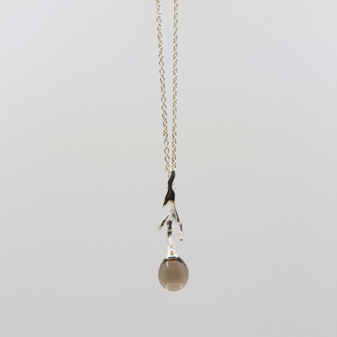 Branch Anheng Sølv/Røykkvarts fra Vido Jewels