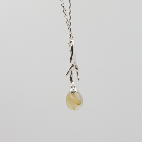 Branch Anheng Sølv/Rutilkvarts fra Vido Jewels