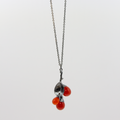 Freesia Anheng Oksidert Sølv/Karneol fra Vido Jewels