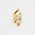 Freesia Ring Forgylt Sølv/Karneol/Citrin fra Vido Jewels