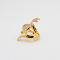 Freesia Ring Forgylt Sølv/Karneol/Citrin fra Vido Jewels