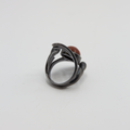 Freesia Ring Oksidert Sølv/Karneol/Citrin fra Vido Jewels