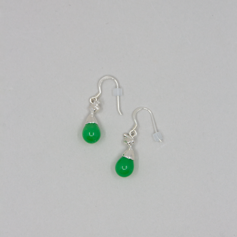 Vido Jewels-Madikeri Ørepynt Sølv/Jade-Norway Designs