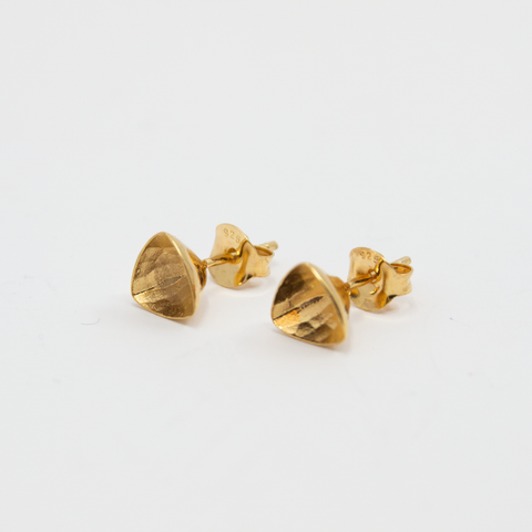 Seed Pod Ørepynt Forgylt fra Vido Jewels