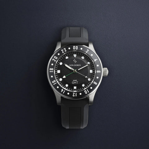 Von Doren - URÆD GMT Armbåndsur Sort- Norway Designs