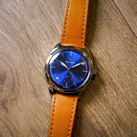 Von Doren-Runde Armbåndsur Ocean Blue-Norway Designs