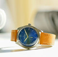 Von Doren-Runde Armbåndsur Ocean Blue-Norway Designs