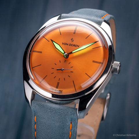 Von Doren - Runde Armbåndsur Warm Yellow - Norway Designs