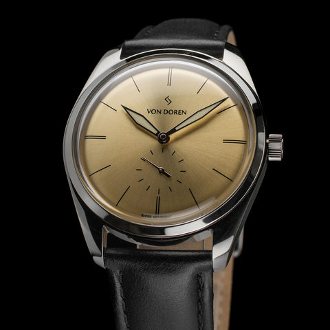 Von Doren - Runde Armbåndsur Gold - Norway Designs