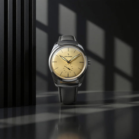 Von Doren - Runde Armbåndsur Gold - Norway Designs