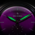Von Doren - Runde Armbåndsur Purple - Norway Designs
