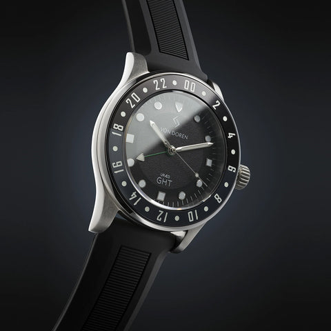 Von Doren - URÆD GMT Armbåndsur Sort - Norway Designs