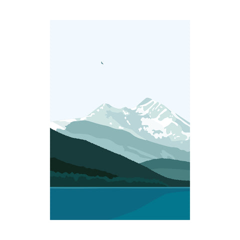 Wallstories - Kort - Sommerdag ved Istind - Norway Designs