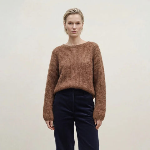 Woodling-Lerke Genser Kort Muldvarp-Norway Designs