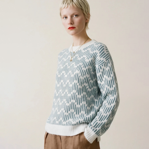 Woodling-Vilja Genser Denim-Norway Designs