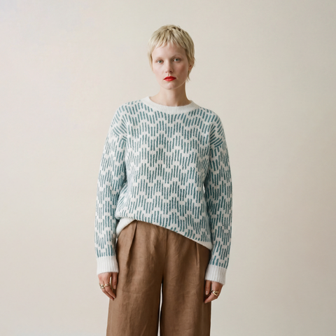 Woodling-Vilja Genser Denim-Norway Designs