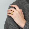 YING CHU - By Your Side Ring Forgylt Sølv - Norway Designs
