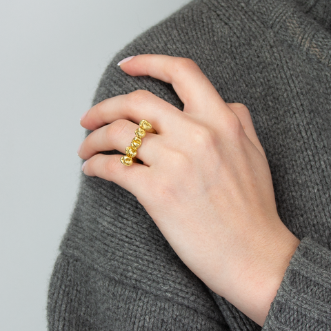 YING CHU - By Your Side Ring Forgylt Sølv - Norway Designs