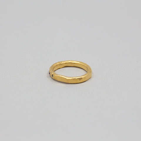 YING CHU-Sapphire Constellation Ring Forgylt Sølv-Norway Designs