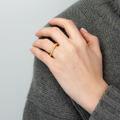 YING CHU-Sapphire Constellation Ring Forgylt Sølv-Norway Designs