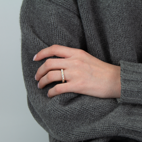 YING CHU-Sapphire Constellation Ring Sølv-Norway Designs