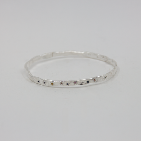YING CHU-Sapphire Horizon Armbånd Sølv-Norway Designs