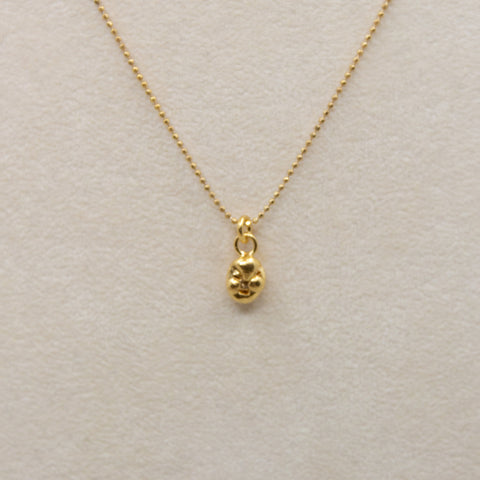 YING CHU-Single Headed Anheng m/Kulekjede Forgylt Sølv-Norway Designs