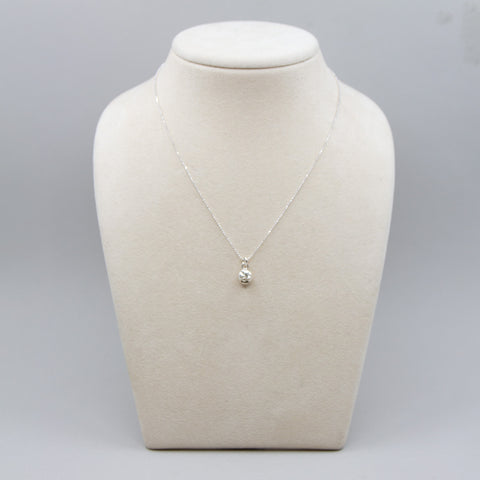 YING CHU-Single Headed anheng m/Kulekjede Sølv-Norway Designs