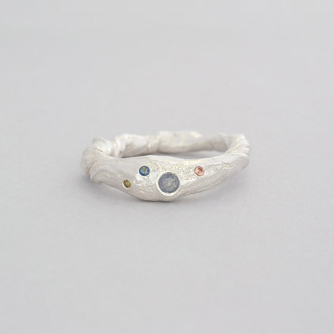 YING CHU-Waves Ring Sølv-Norway Designs