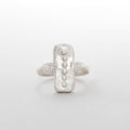 Ying Chu-Seeds Ring Rectangular Sølv-Norway Designs