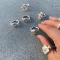 Ying Chu-Seeds Ring Rectangular Sølv-Norway Designs