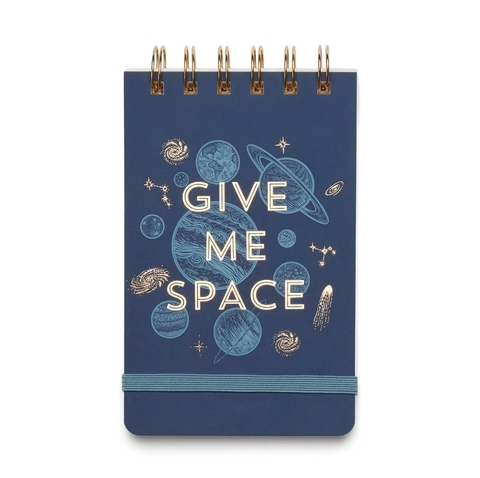 Give Me Space notatblokk fra DesignWorks Ink med retrodesign