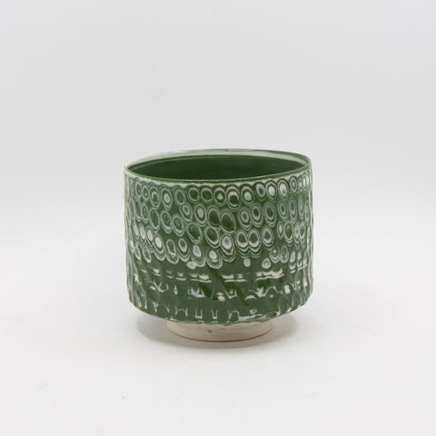 Henrik Rasmussen-Tekopp Porselen Fasetter 7 Grønn-Norway Designs