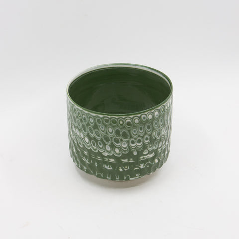 Henrik Rasmussen-Tekopp Porselen Fasetter 7 Grønn-Norway Designs