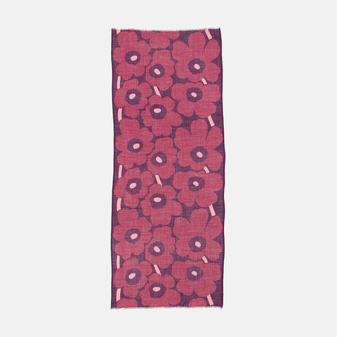 Marimekko Fiore Unikko skjerf i 100 % ull