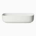 Marimekko Oiva Siirtolapuutarha Serveringsfat 20,5x28cm Sort/Hvit - Norway Designs 