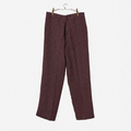 Classic Trousers fra Nygårdsanna i vinrød stripet lin