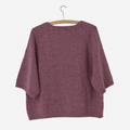 Lilla Short Sleeve Sweater i ull fra Nygårdsanna