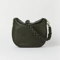 O My Bag Lana Soft Grain Leather veske i fargen moss