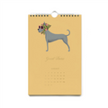 Dog of the Month veggkalender 2027 fra Rifle Paper Co. med illustrerte hunder