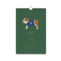 Dog of the Month veggkalender 2027 fra Rifle Paper Co. med illustrerte hunder