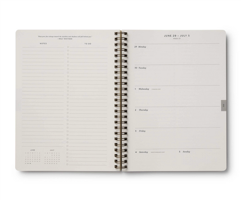 Garden Study spiralinnbundet kalender 2027 fra Rifle Paper Co. med blomsterdesign