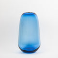 Kari Mølstad-Blåne Vase Høy 3 Klarblå-Norway Designs