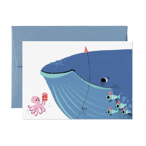 Card Nest - "Whale Of A Time" Kort - Norway Designs