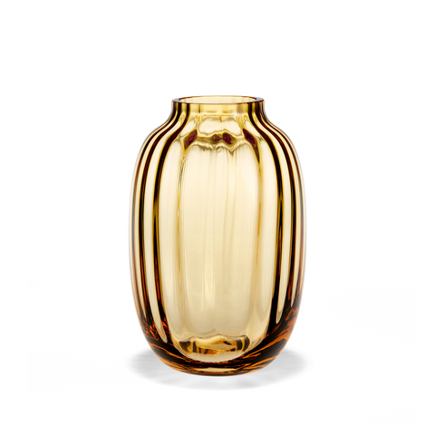 Holmegaard - Primula Vase 25.5cm Amber - Norway Designs