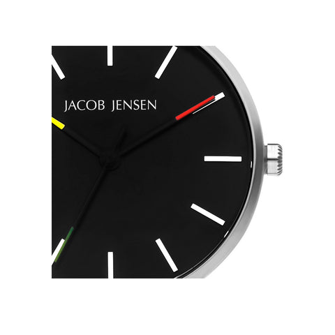 Jacob Jensen - Armbåndsur Timeless Nordic Sapphire 32mm Sort Skive - Norway Designs